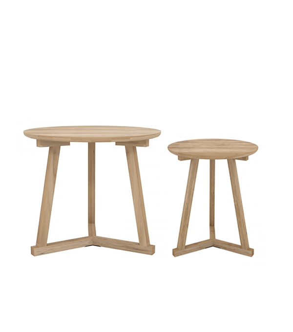 Tripod side tables